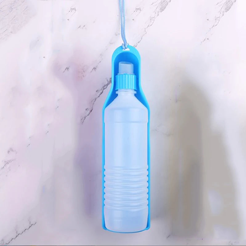 Accompanying water glass Drink water bottle Pet outdoors Portable dog going out water bottle Pet supplies