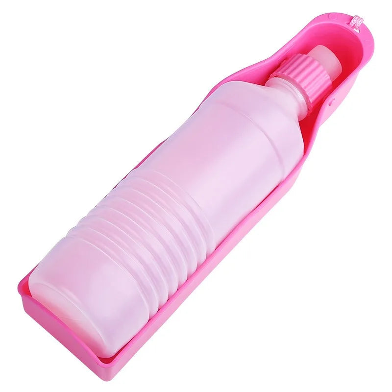 Accompanying water glass Drink water bottle Pet outdoors Portable dog going out water bottle Pet supplies