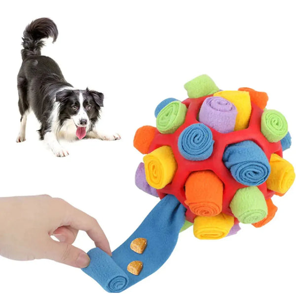 Interactive Dog Sniffing Ball – Shaking & Chew Toy for Training, Teeth Cleaning & Boredom Relief
