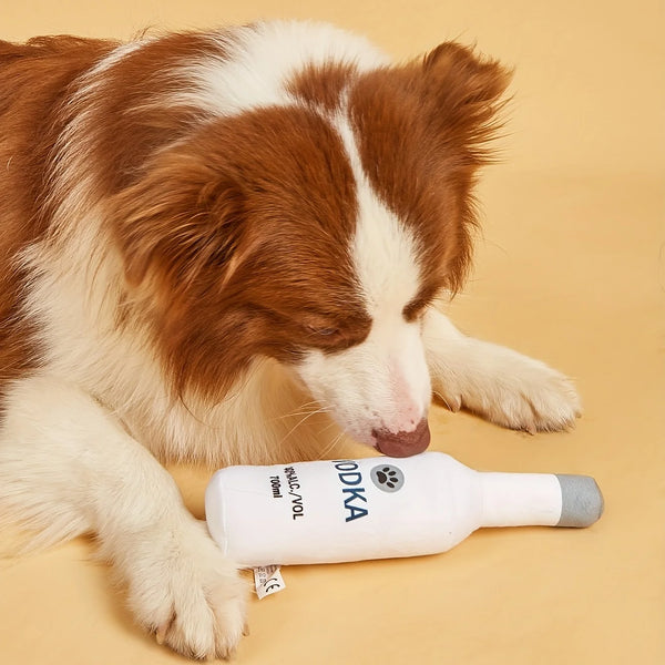 ZoeToy Plush Wine Bottle Grinding Chew