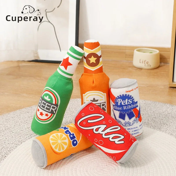 ZoeToy Beer Bottle Squeaky Chew