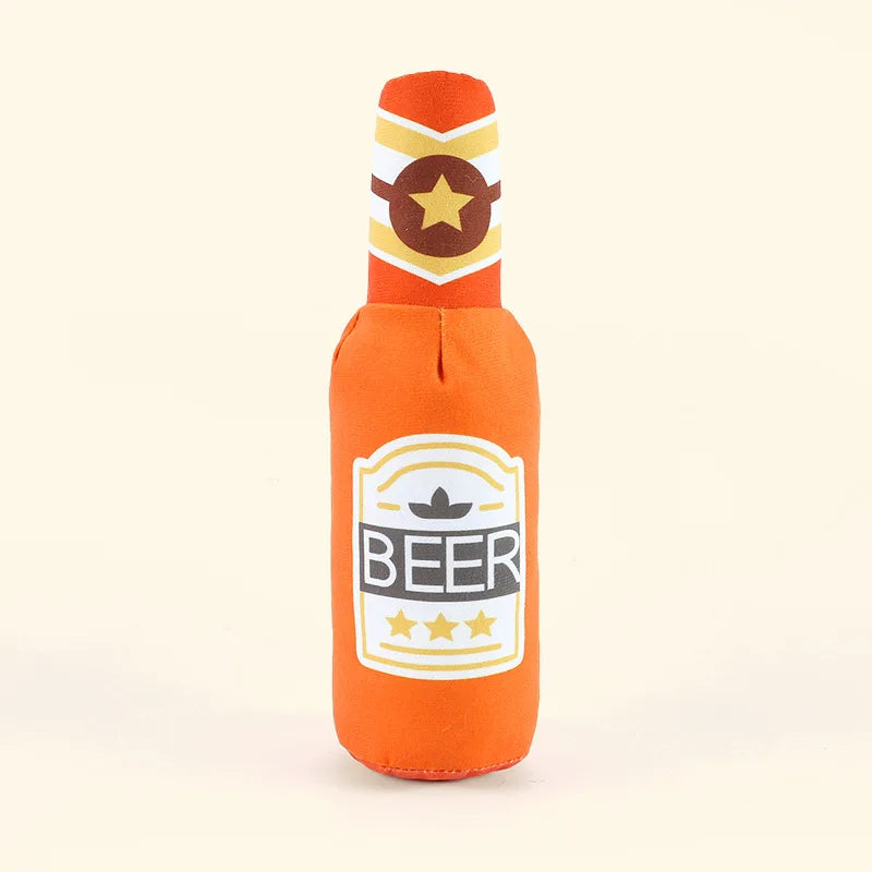 ZoeToy Beer Bottle Squeaky Chew