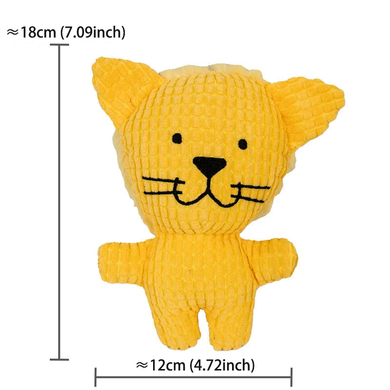 ZoeToy Cute Squeaky Plush Chew
