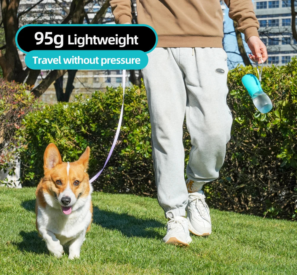 Portable Dog Water Bottle Small Large Dogs Cats Leakproof Drinking Bowl Outdoor Walking Cat Pet Water Dispenser Bulldog Supplies