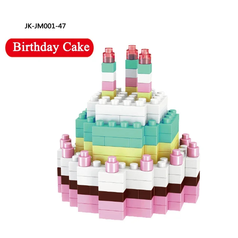 Burger Builder Mini Block Educational Toy Set