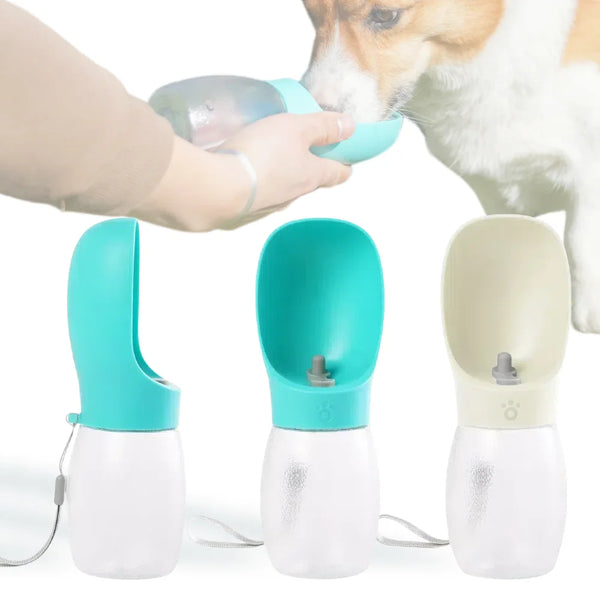 Portable Dog Water Bottle Small Large Dogs Cats Leakproof Drinking Bowl Outdoor Walking Cat Pet Water Dispenser Bulldog Supplies