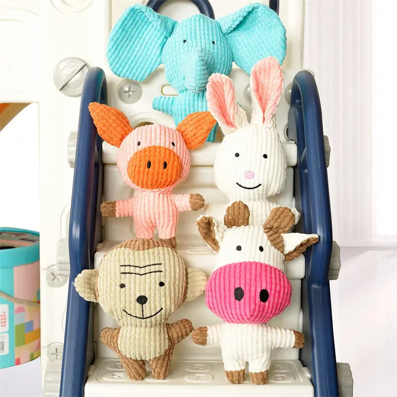 ZoeToy Cute Squeaky Plush Chew