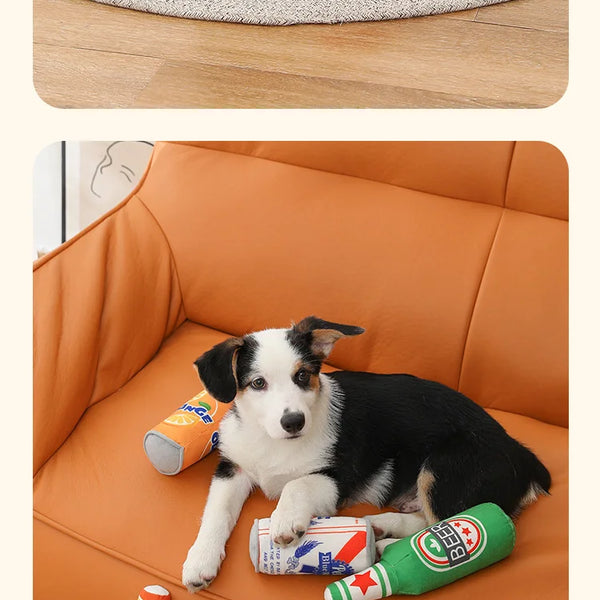 ZoeToy Beer Bottle Squeaky Chew