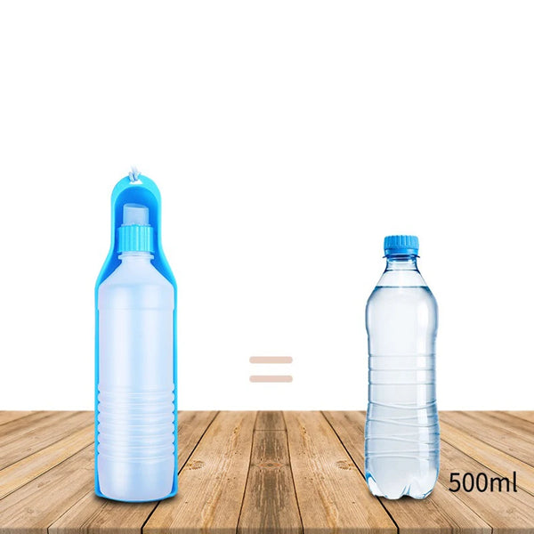 Accompanying water glass Drink water bottle Pet outdoors Portable dog going out water bottle Pet supplies