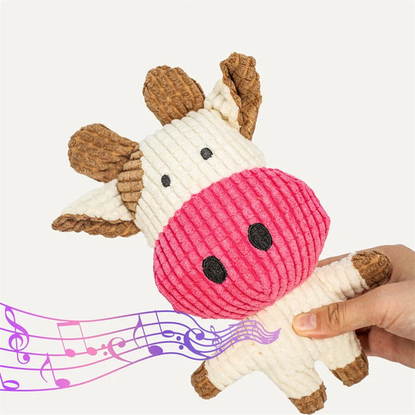 ZoeToy Cute Squeaky Plush Chew