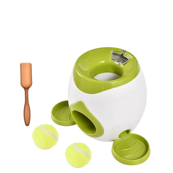 Pet dog tennis self fun toy for relieving boredom, automatic leakage reward machine, feeding device, dog interactive indoor toy