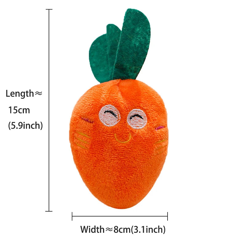 ZoeToy Cute Squeaky Plush Chew