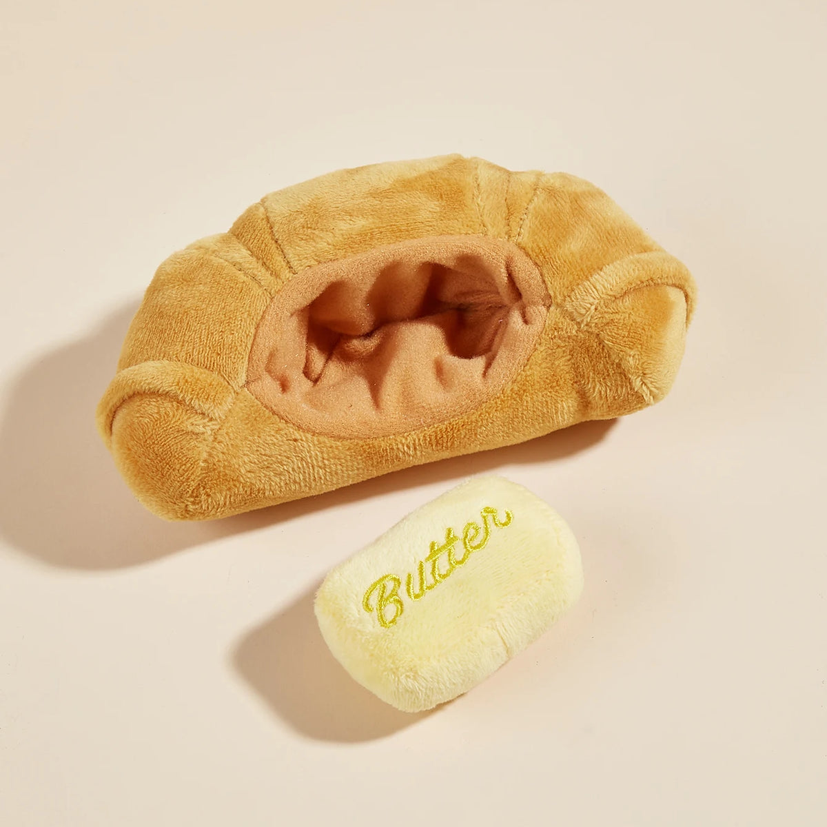 Zoe Toy's Bakery Bites Squeaky Plush Bread Loaf