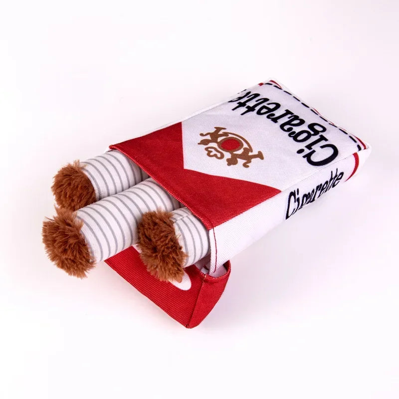 Dog Toys Fun Interactive Plush Dog Toys Creatives Products Cigarette Butt Design Dogs Chew Toys Perfect Pet Gifts for Playing