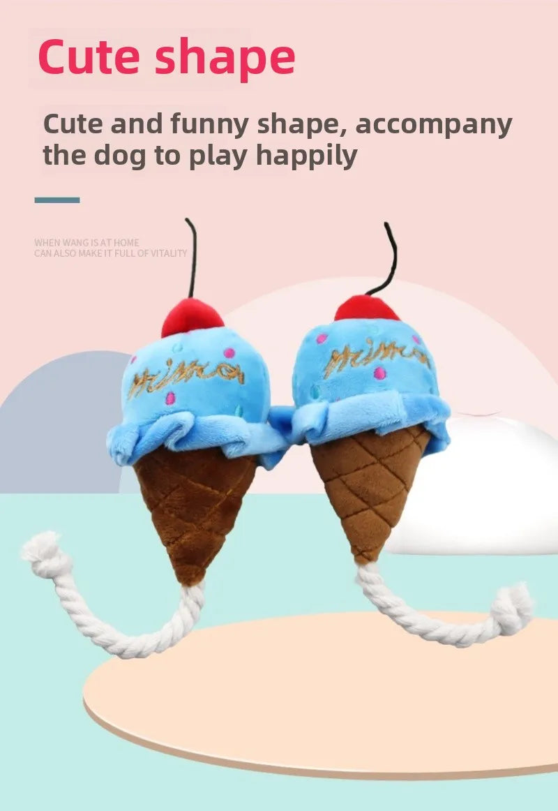 Zoe Toy's Sweet Scoops Squeaky Ice Cream Cone