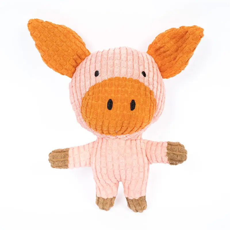 ZoeToy Cute Squeaky Plush Chew