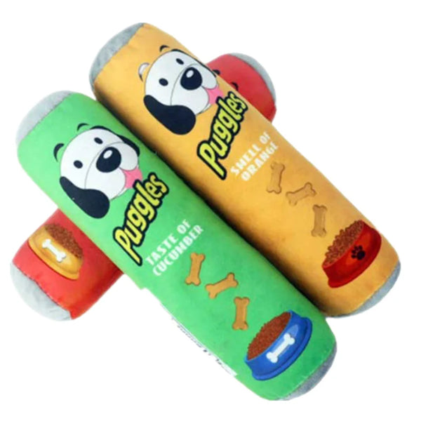ZoeToy Squeaky Bone Plush Chew