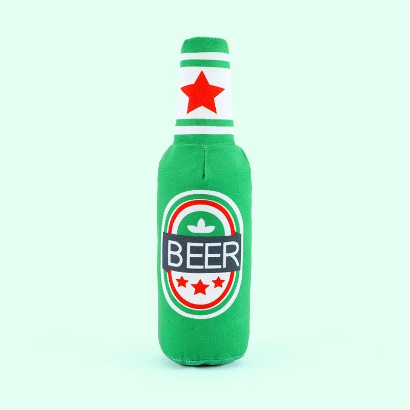 ZoeToy Beer Bottle Squeaky Chew