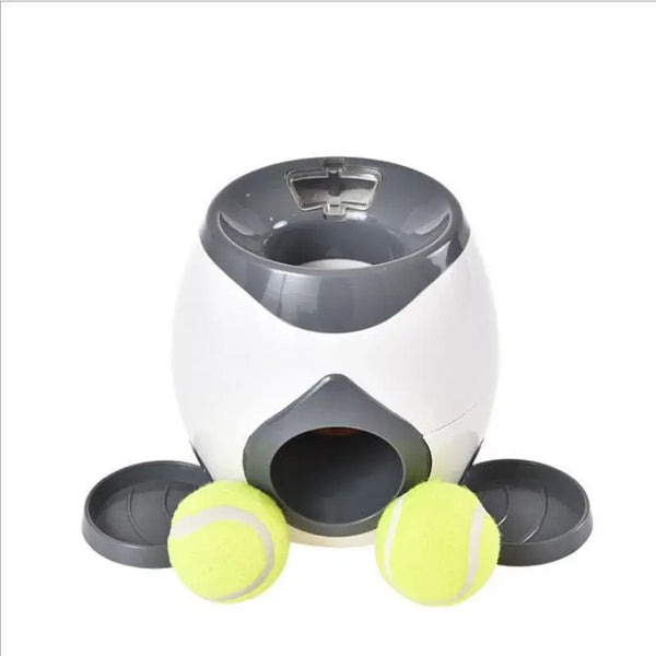 Pet dog tennis self fun toy for relieving boredom, automatic leakage reward machine, feeding device, dog interactive indoor toy