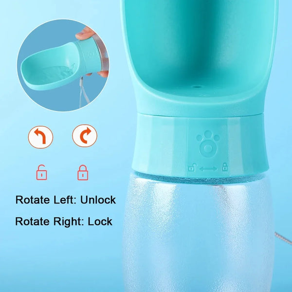 Dog Water Bottle Portable Drinking Bowl For Small Medium Dogs Cat Travel Hiking Puppy Pet Water Dispenser Cup Labrodor
