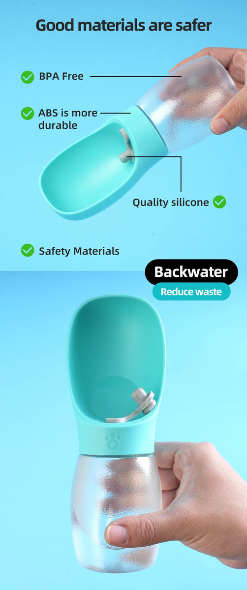 Portable Dog Water Bottle Small Large Dogs Cats Leakproof Drinking Bowl Outdoor Walking Cat Pet Water Dispenser Bulldog Supplies