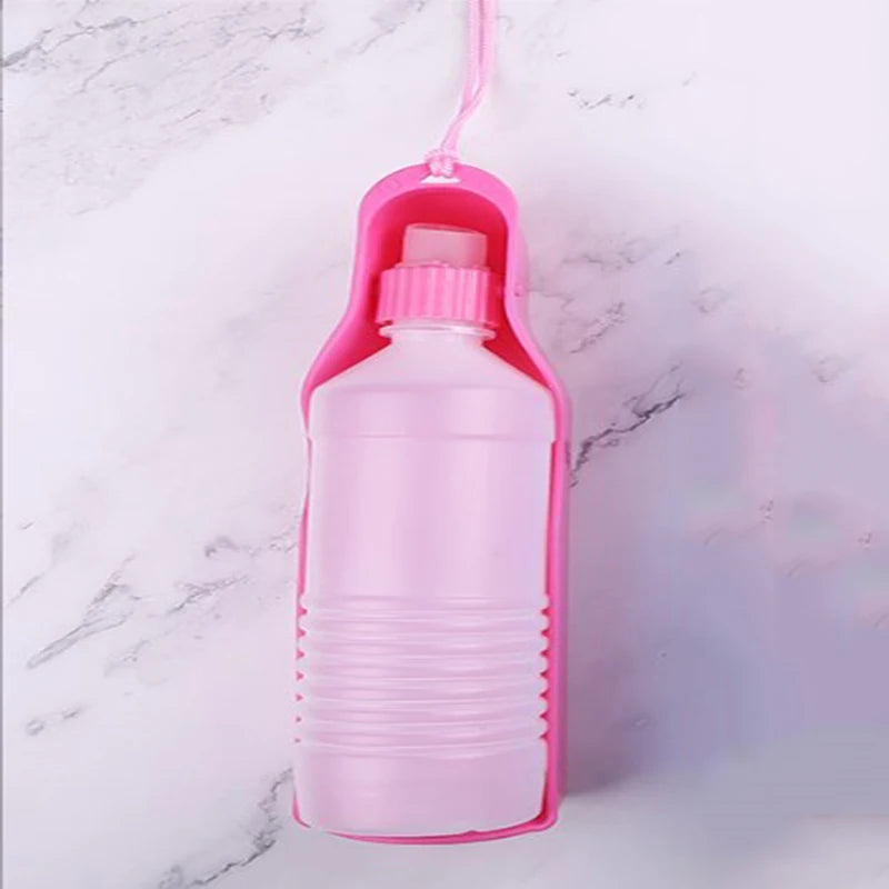 Accompanying water glass Drink water bottle Pet outdoors Portable dog going out water bottle Pet supplies