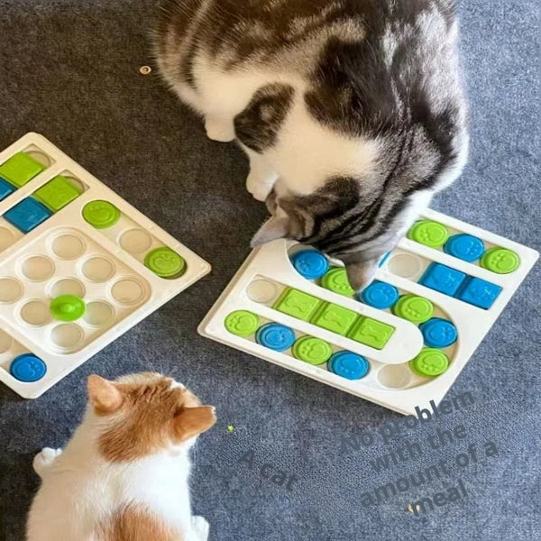 Dog Puzzle Toys Slow Feeder Interactive Increase Puppy IQ Food Dispenser Slowly Eating NonSlip Bowl Pet Cat Dogs Training Game